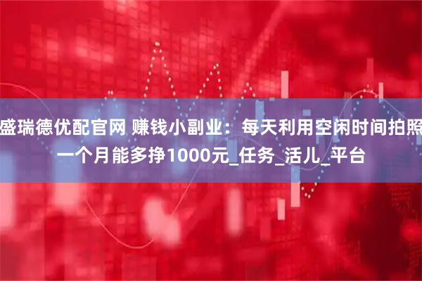 盛瑞德优配官网 赚钱小副业：每天利用空闲时间拍照一个月能多挣1000元_任务_活儿_平台