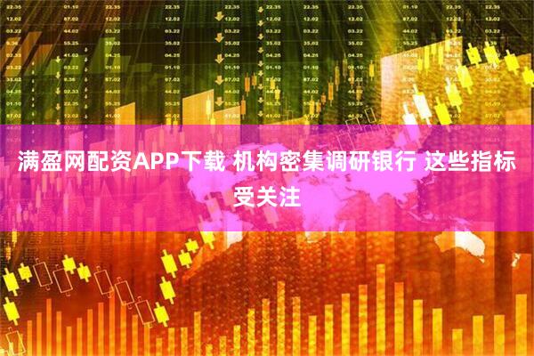 满盈网配资APP下载 机构密集调研银行 这些指标受关注